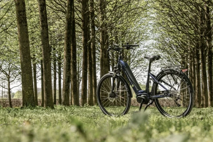 Elektrisches Fahrrad in München, Symbolfoto für die Vor- und Nachteile von E-Bikes in Hanoi
